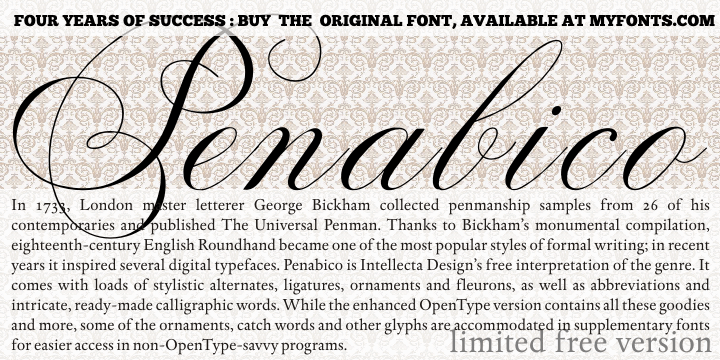 Penabico font