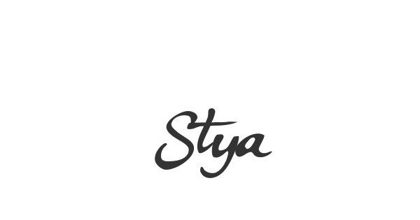 Stya font thumb