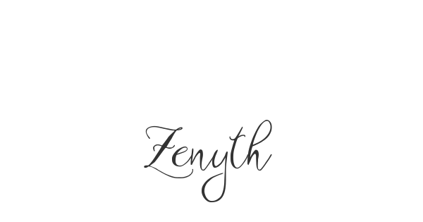 Zenyth font thumb