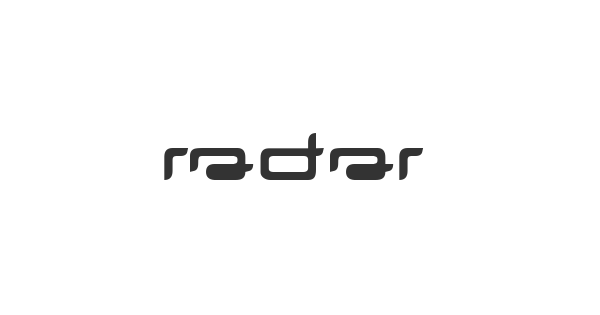 Radar font thumb