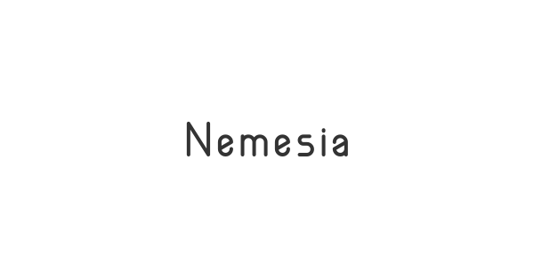 Nemesia font thumb