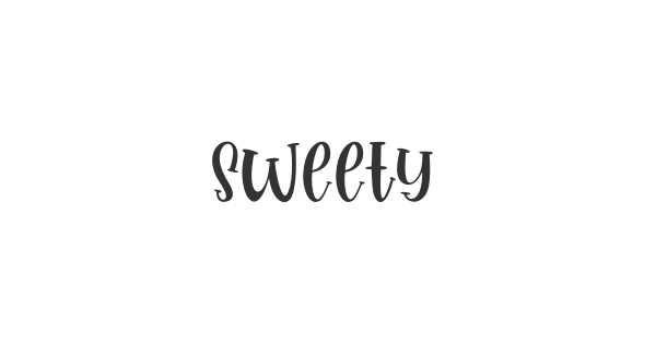 Sweety font thumbnail