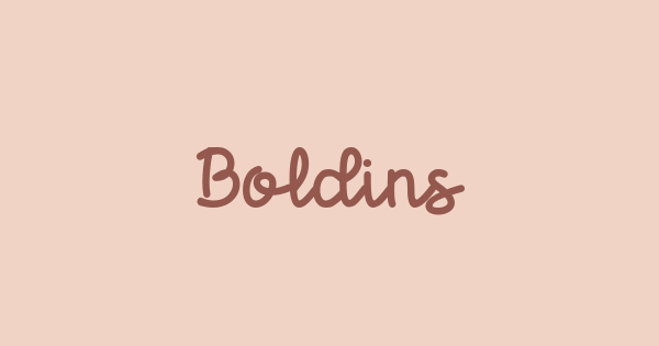 Boldins font thumbnail