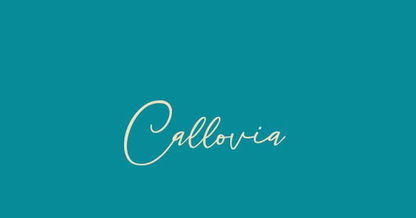 Callovia font thumb