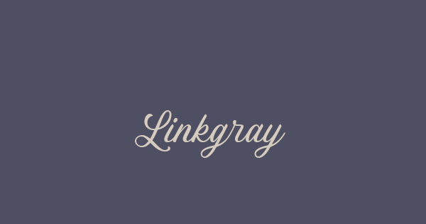 Linkgray font thumbnail