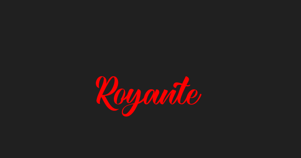 Royante font thumbnail