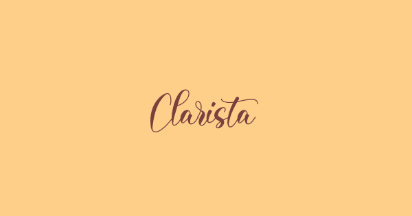 Clarista font thumbnail