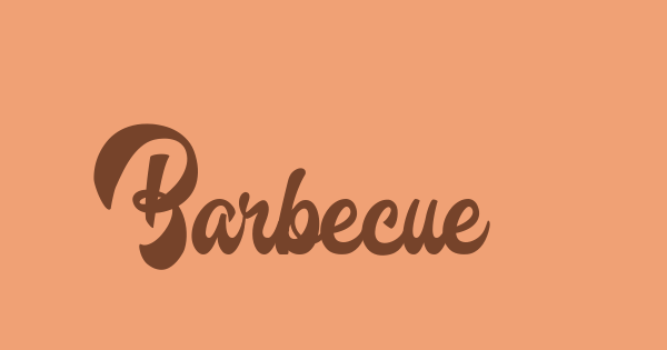 Barbecue font thumbnail