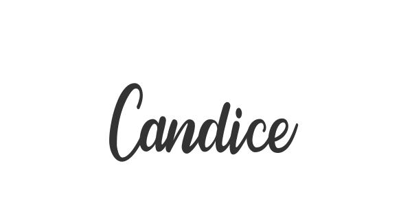 Candice font thumb