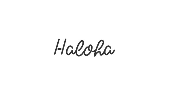 Haloha font thumbnail