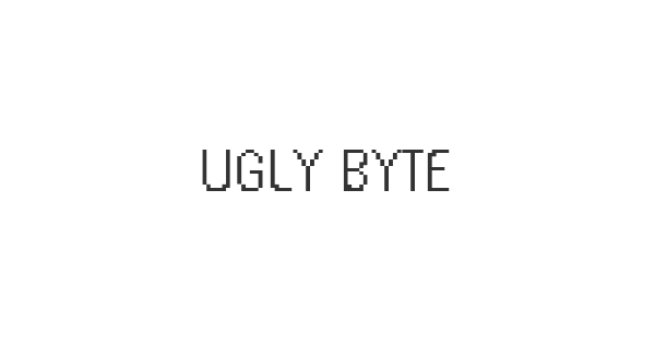 Ugly Byte font thumb