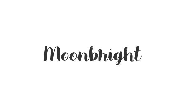 Moonbright font thumbnail