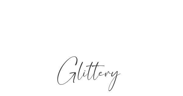 Glittery font thumbnail