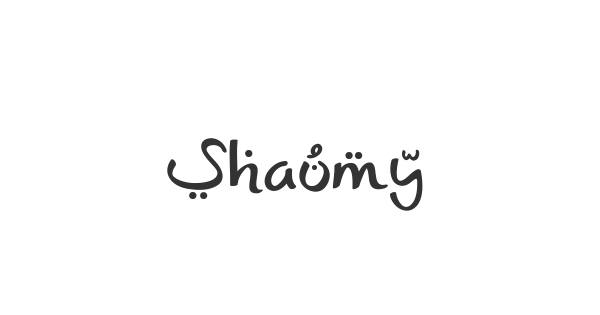 Shaumy font thumb