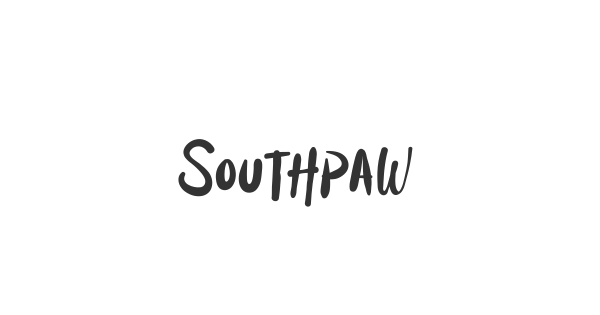 Southpaw font thumb