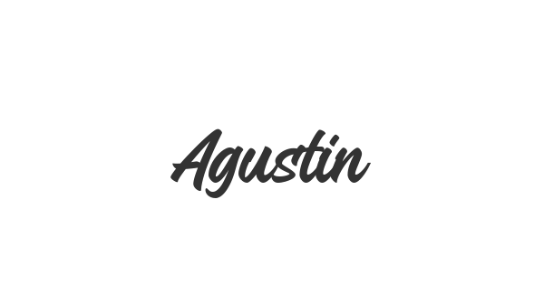 Agustin font thumbnail