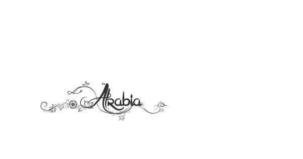Arabia font thumbnail