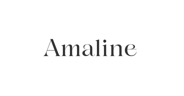 Amaline font thumb