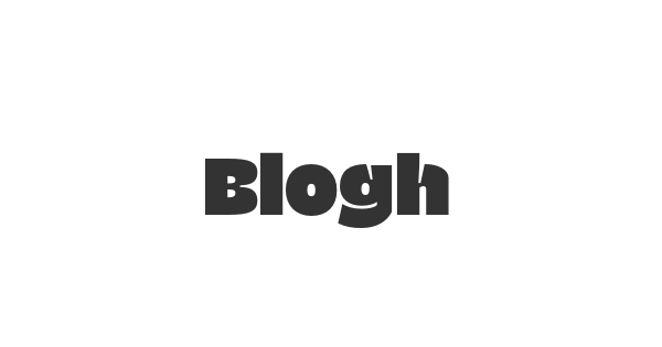 Blogh font thumb