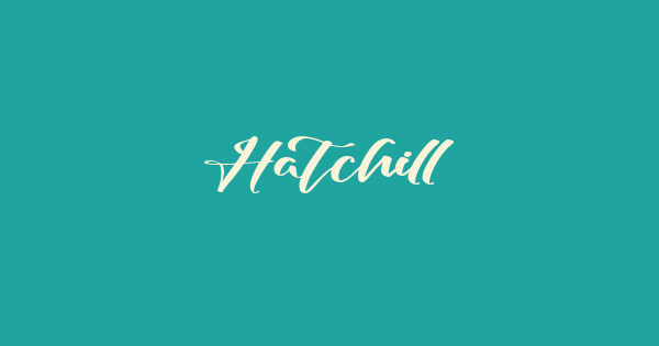 Hatchill font thumb