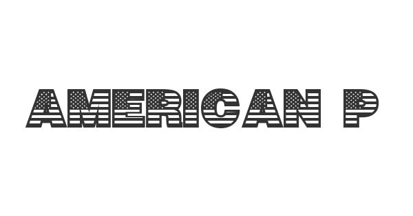 American Pride font thumb