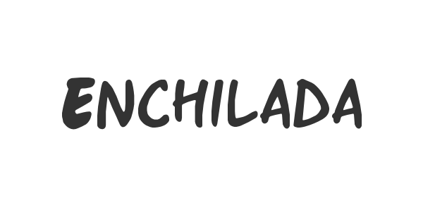 Enchilada font thumbnail