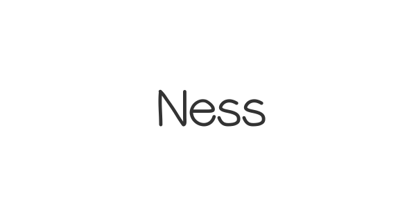 Ness font thumb