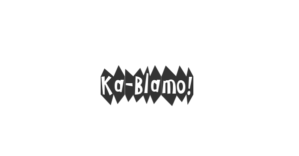 Ka-Blamo! font thumb