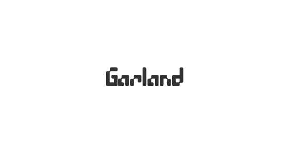Garland font thumb
