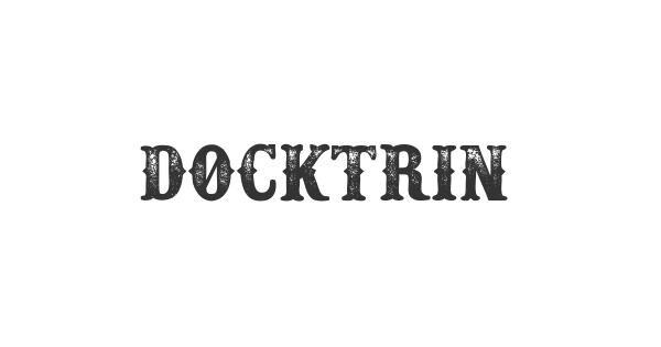 Docktrin font thumb