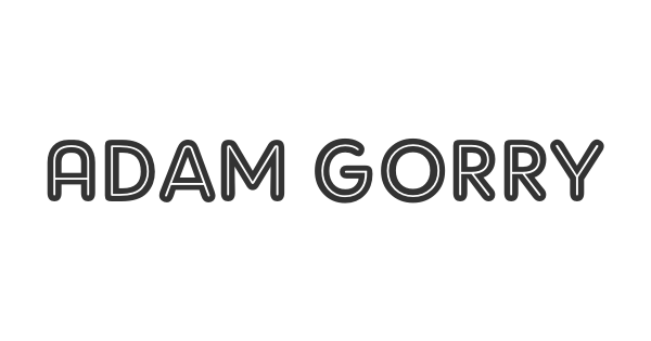 Adam Gorry font thumbnail