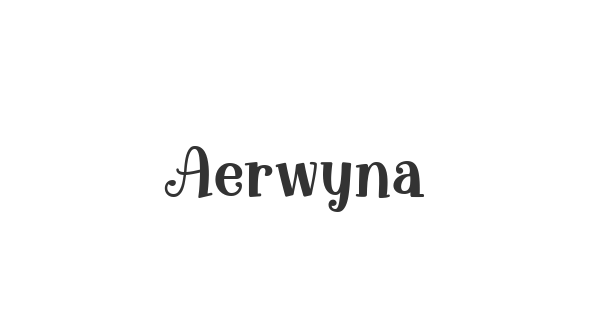 Aerwyna font thumbnail
