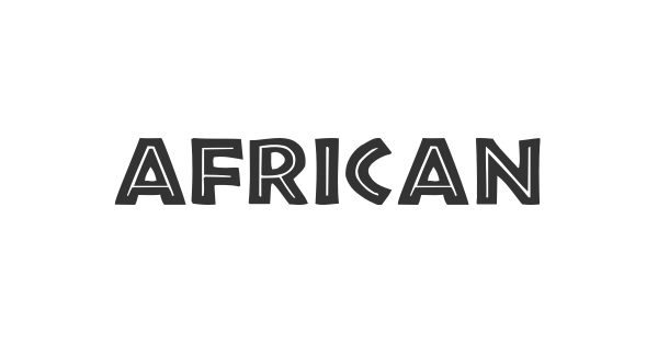 African font thumbnail