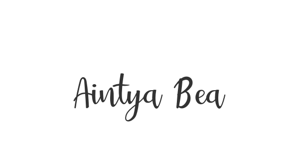Aintya Beauty font thumbnail
