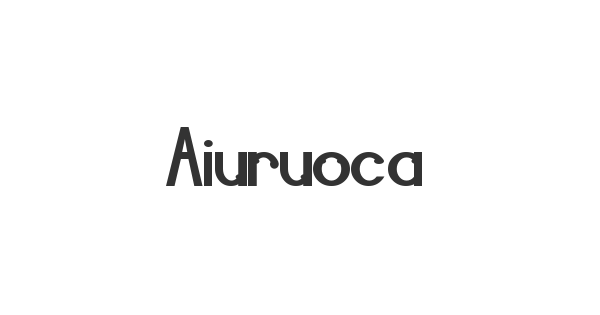 Aiuruoca font thumbnail