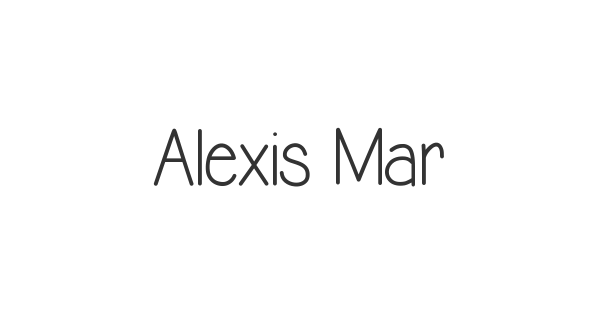 Alexis Marie font thumbnail