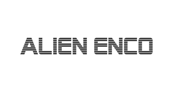 Alien Encounters font thumbnail