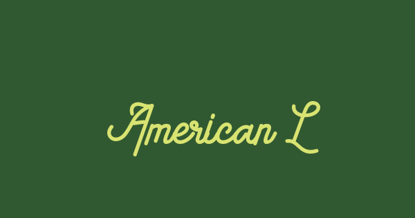 American Lemon font thumbnail