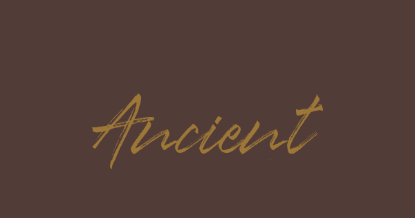Ancient font thumbnail