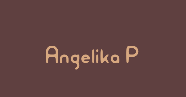 Angelika Playfull font thumbnail