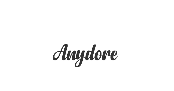 Anydore font thumbnail