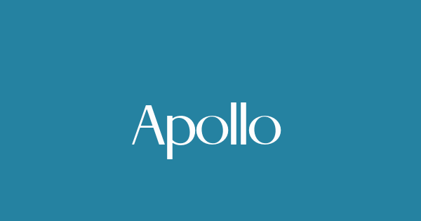 Apollo font thumbnail