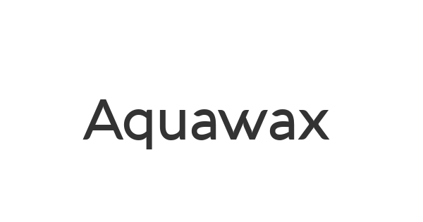 Aquawax font thumbnail
