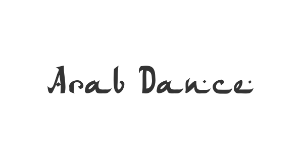Arab Dances font thumbnail