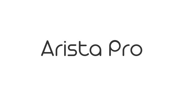 Arista Pro font thumbnail