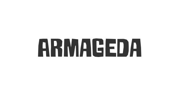 Armageda font thumbnail