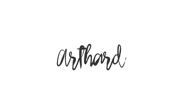 Arthard font thumbnail