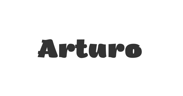 Arturo font thumbnail