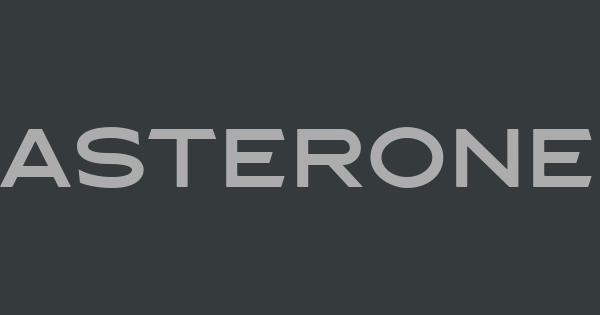 Asterone font thumbnail