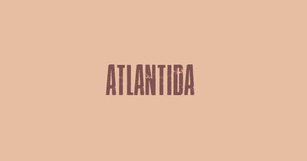 Atlantida font thumbnail